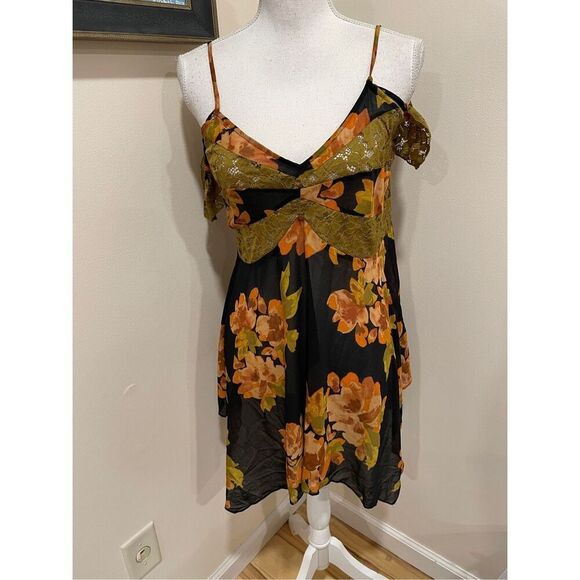 Free People Monday Morning Trapeze Slip Dress Size S - Picture 4 of 7